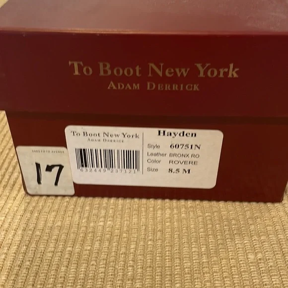 To Boot New York Brushed Leather Dark Brown Men’s Size 8.5 - Picture 11 of 11